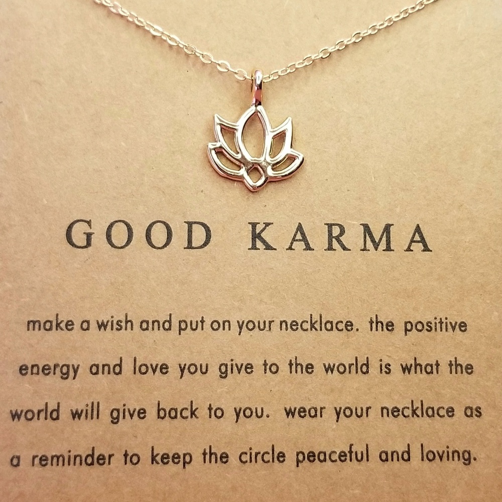 Golden Lotus Necklace